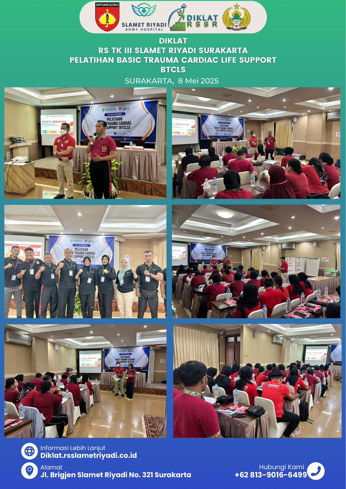 Pelatihan Basic Trauma Cardiac Life Support (BTCLS) Day 4